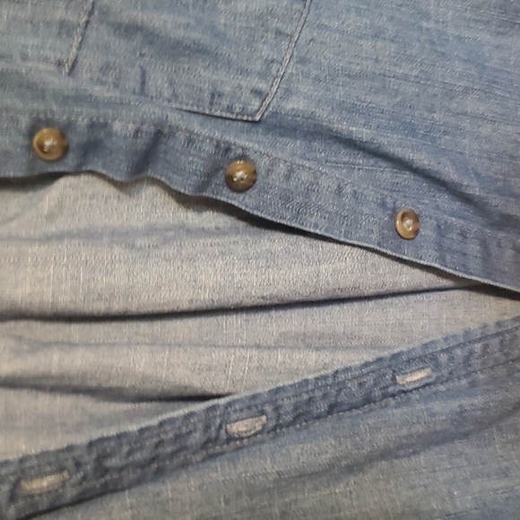 Tommy Hilfiger Jean button up long sleeve Blouse - Picture 3 of 8